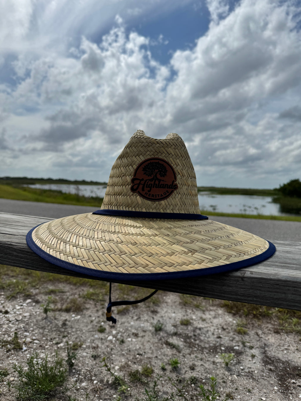 American Flag Straw Hat