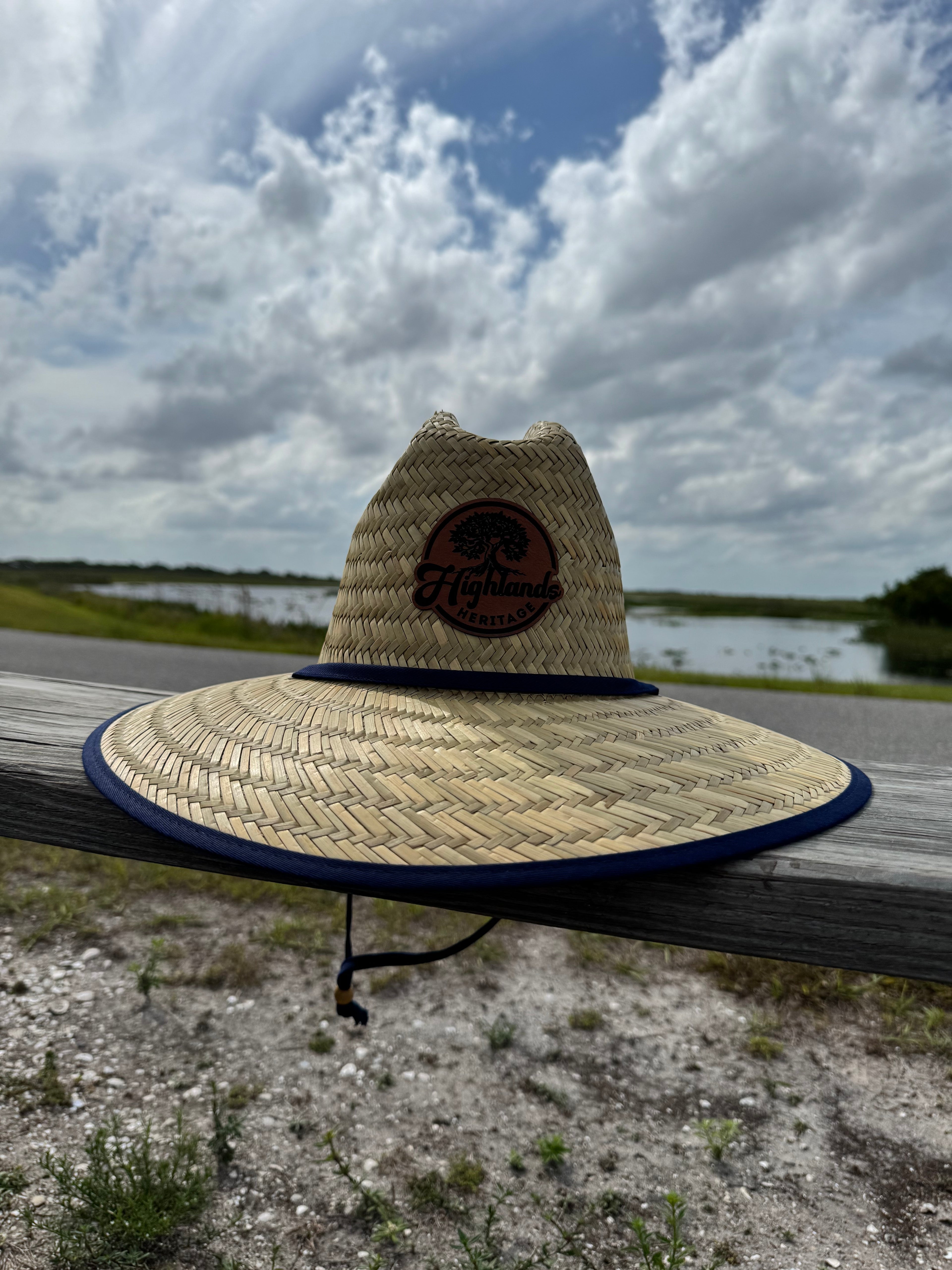 American Flag Straw Hat