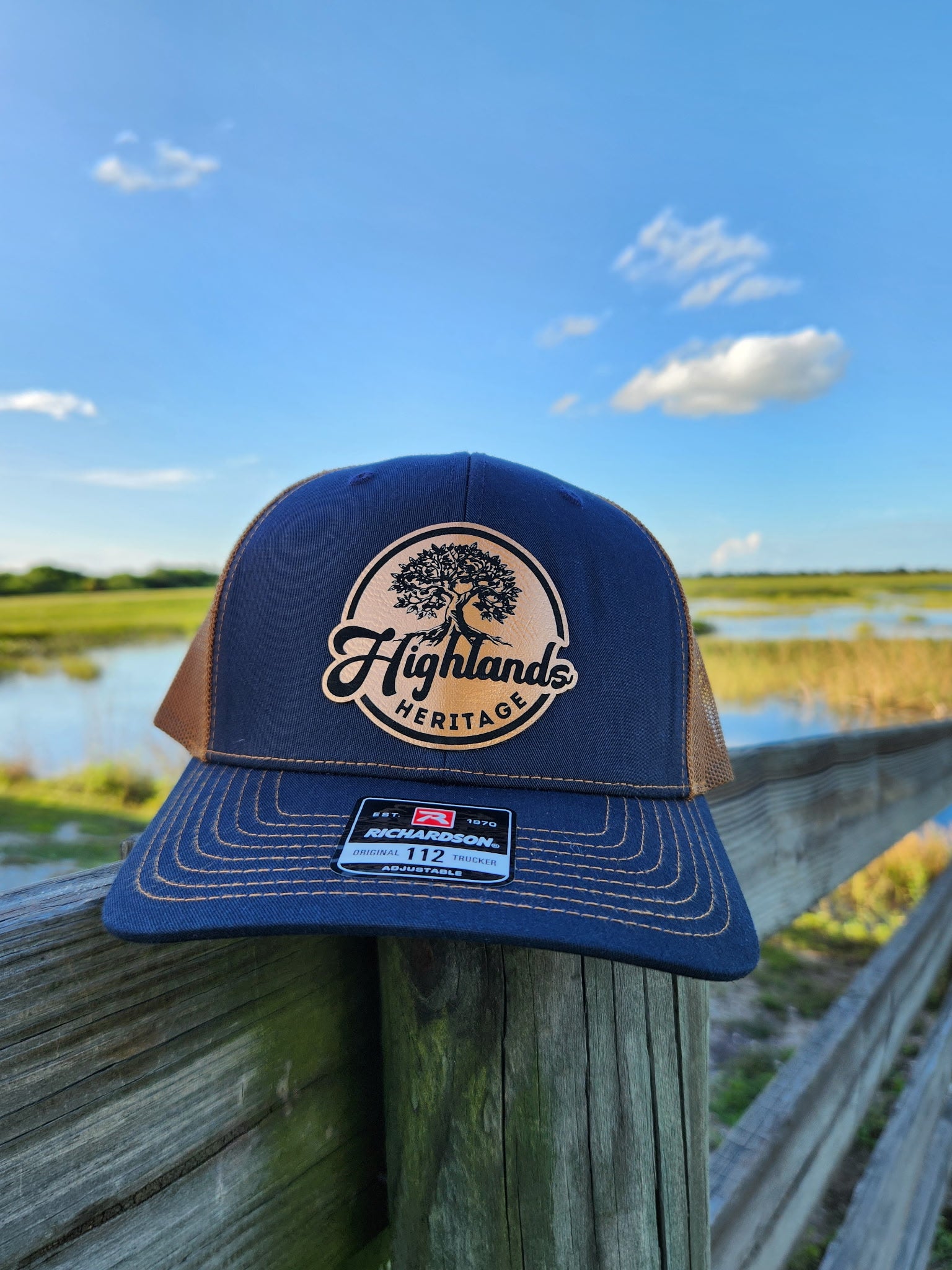 Copper & Navy Trucker