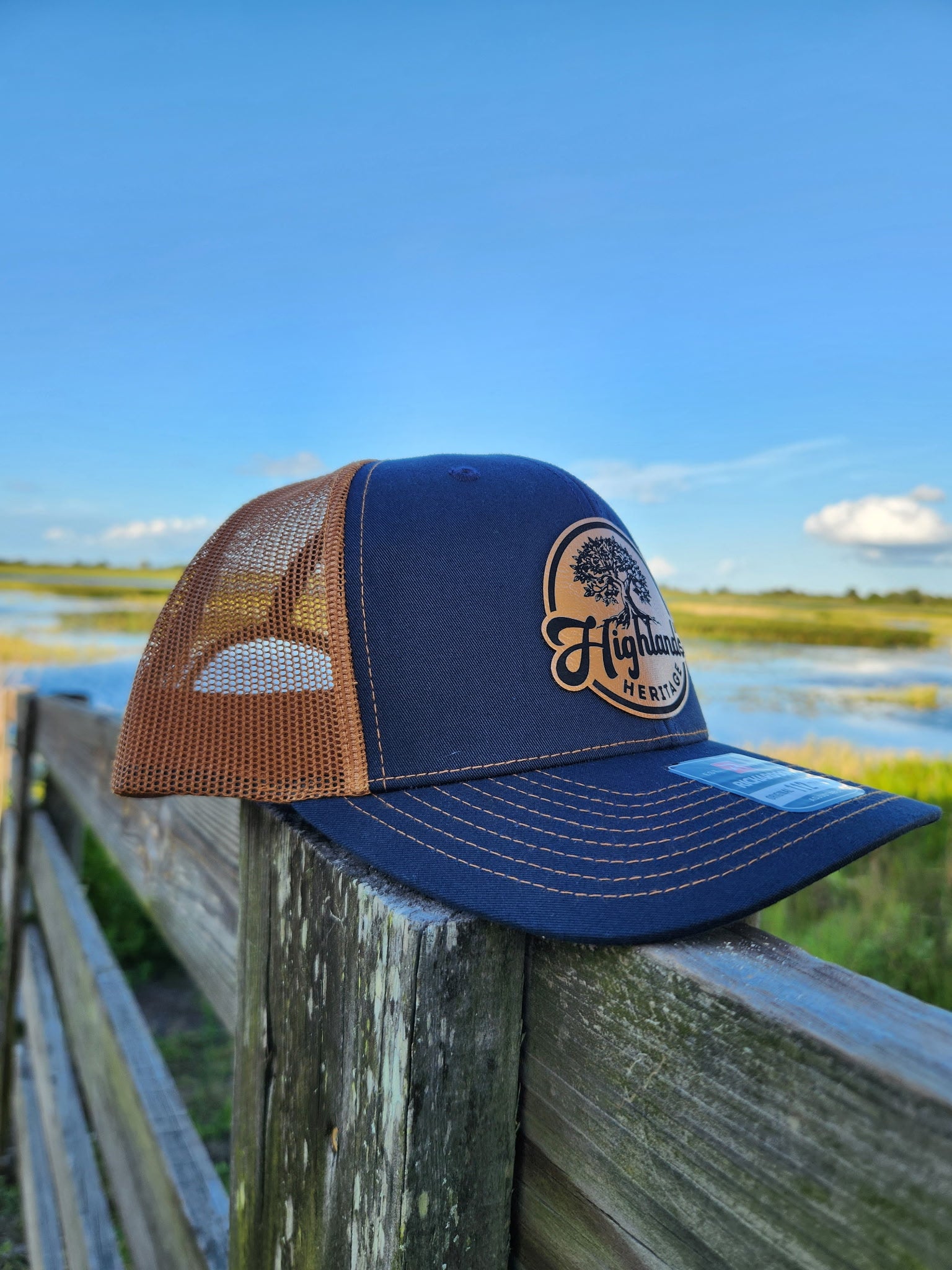 Copper & Navy Trucker